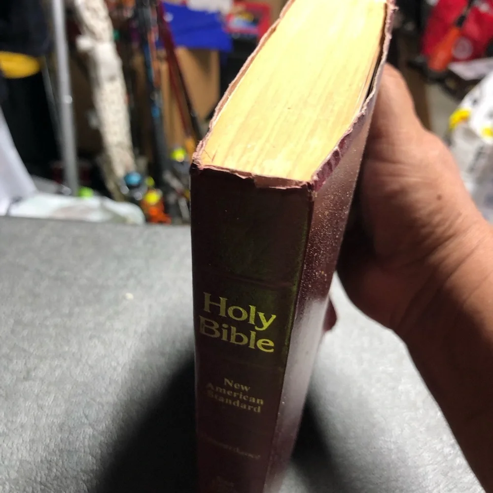 Holy Bible New American Standard Burgundy Cover Portable by B&H 1977